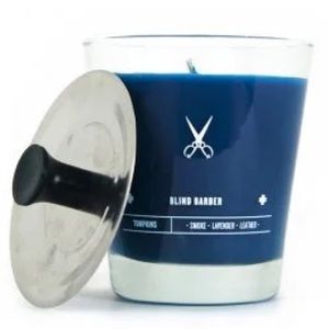 Blind Barber Tompkins Smoke Leather Candle
